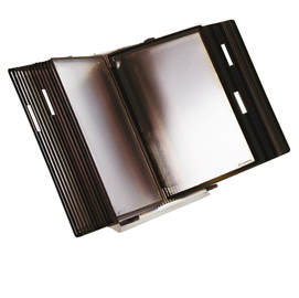 92180 Leggio antibatterico - da tavolo - 10 buste - A4 - nero - Djois