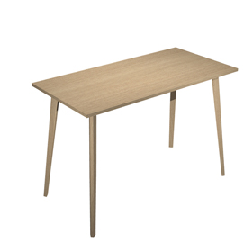 Tavolo alto Woody - 120 x 80 x 105 cm - rovere