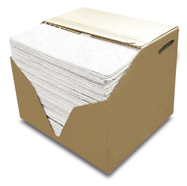 93783 Panni assorbenti - per oli ed idrocarburi - 41 x 46 cm - Carvel - conf. 200 pezzi