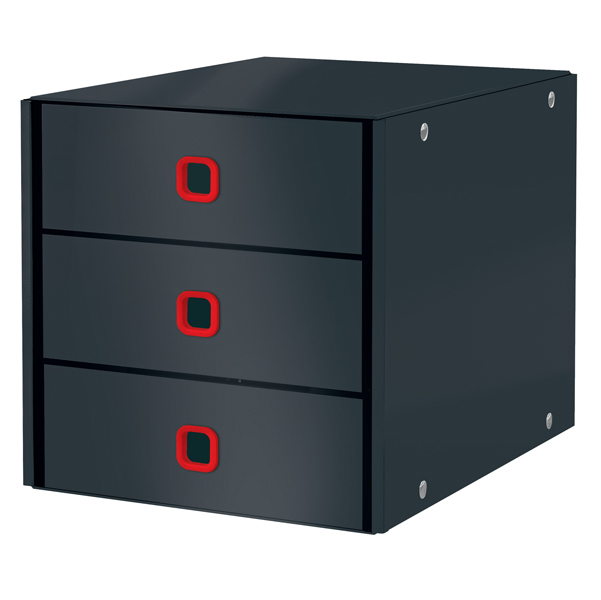 95295 Cassettiera Click&Store Cosy - 3 cassetti - grigio - Leitz