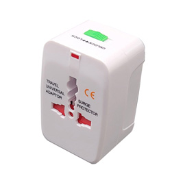 98110 Adattatore da viaggio universale - bianco - MKC Melchioni