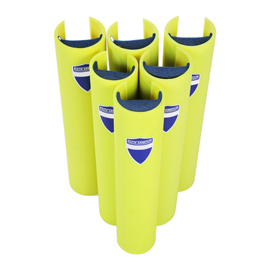 98321 Protezione per scaffalature - per montanti larghi 70-87 mm - H 60 cm - giallo fluo - Rack Armour