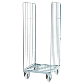 99064 Roll container - 2 sponde laterali - con cinghia - 70 x 80 x 179 cm - Tecnotelai