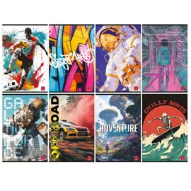 Maxiquaderno assortimento Ragazzo - A4 - 4 mm - 42 fogli - 80 gr - Pigna