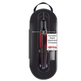 99974 Compasso universale - diametro max cerchio 360mm - con regolazione - Rotring