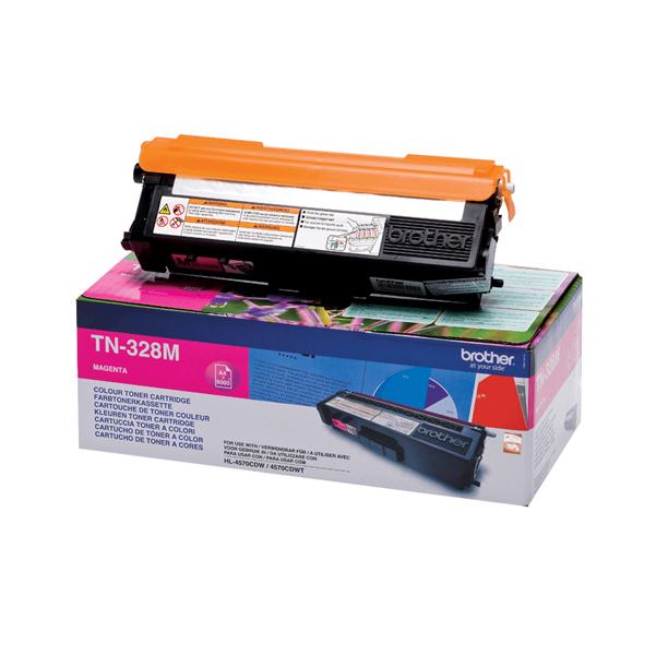 BROTN328M Brother - Toner - Magenta - TN328M - 6000 pag