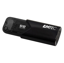 EMTD512GB113 Emtec - Memoria USB B110 USB 3.2 Click&Easy - nero - ECMMD512GB113 - 512 GB