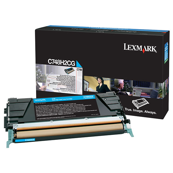 IBMC748H2CG Lexmark - Toner - Ciano - C748H2CG - non return program - 10.000 pag