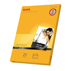 KOD5740089 Kodak - Carta fotografica Ultra Premium Gloss - 13 x 18 cm - 280 gr - 20 fogli - 5740-089