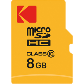 KODSD8GHC10 Kodak - Micro SDHC Class 10 Extra - EKMSDM8GHC10CK - 8 GB