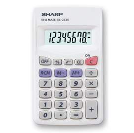 SHAEL233SB Sharp - Calcolatrice tascabile - EL233SB