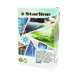 SSTINKH11BK Starline - Testina Ink Compatibile per HP N 11 - Nero - C4810A