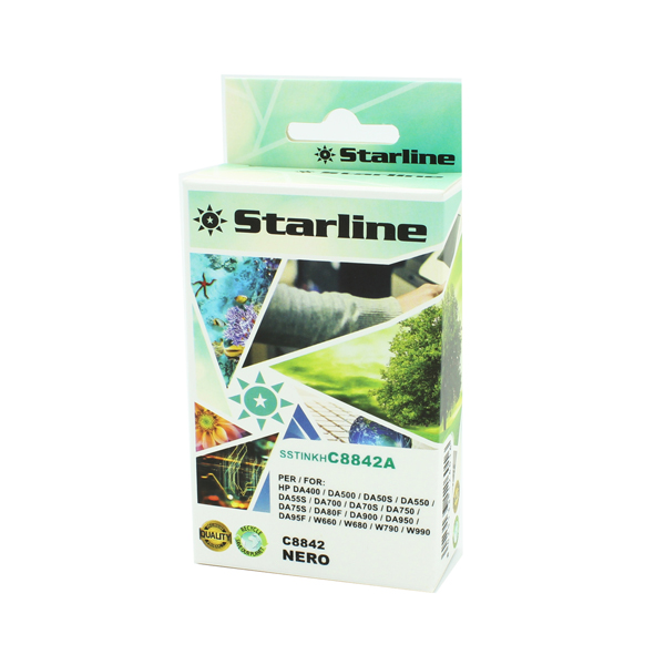 SSTINKHC8842A Starline - Cartuccia Ink Compatibile - per HP - C8842A - Nero - 42ml