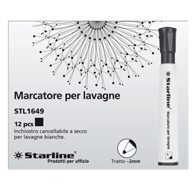 Marcatore per lavagne cancellabili Starline - punta tonda 2