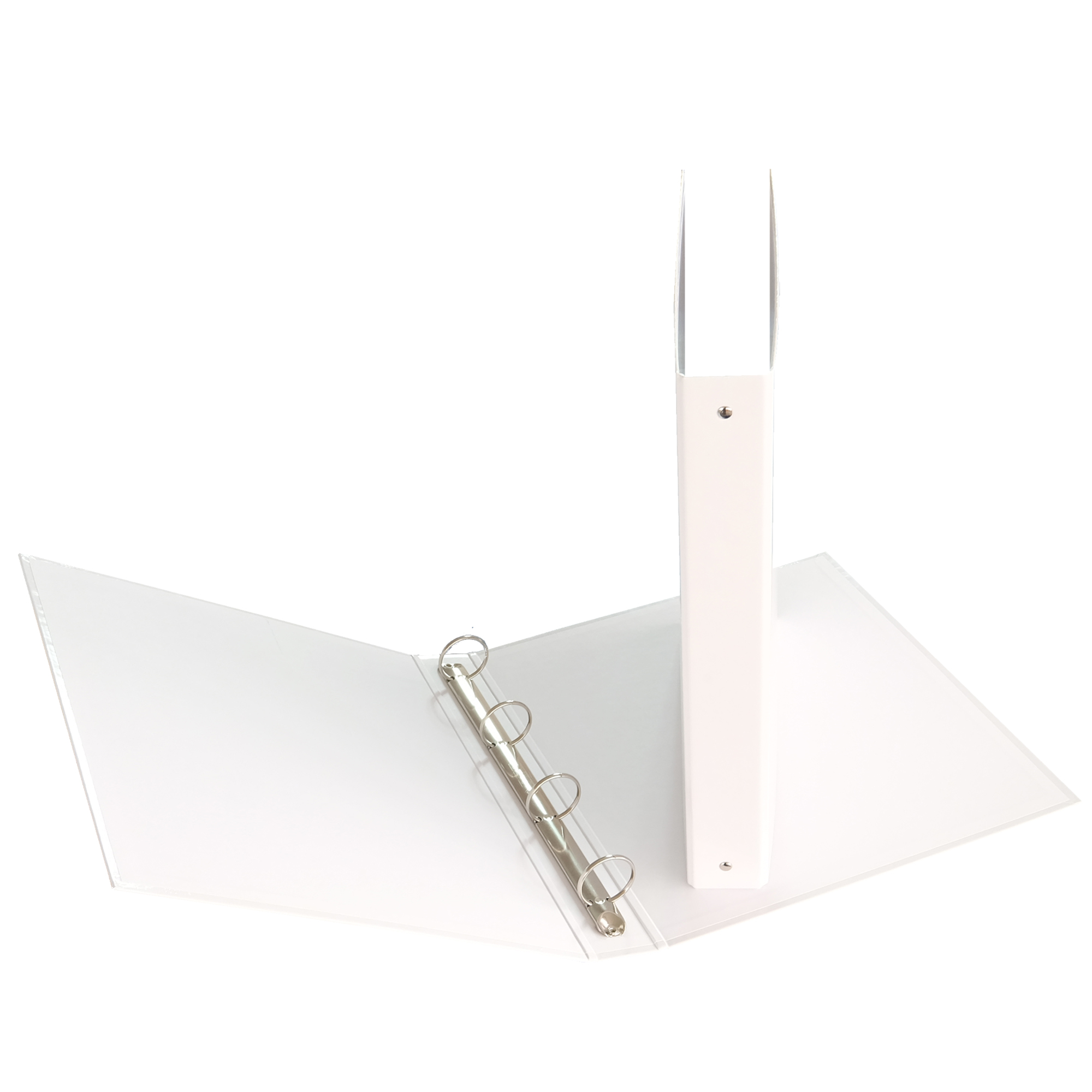 STL6005 Raccoglitore - 22 x 30 cm - 4 anelli tondi 30 mm - dorso 4 cm - bianco - Starline