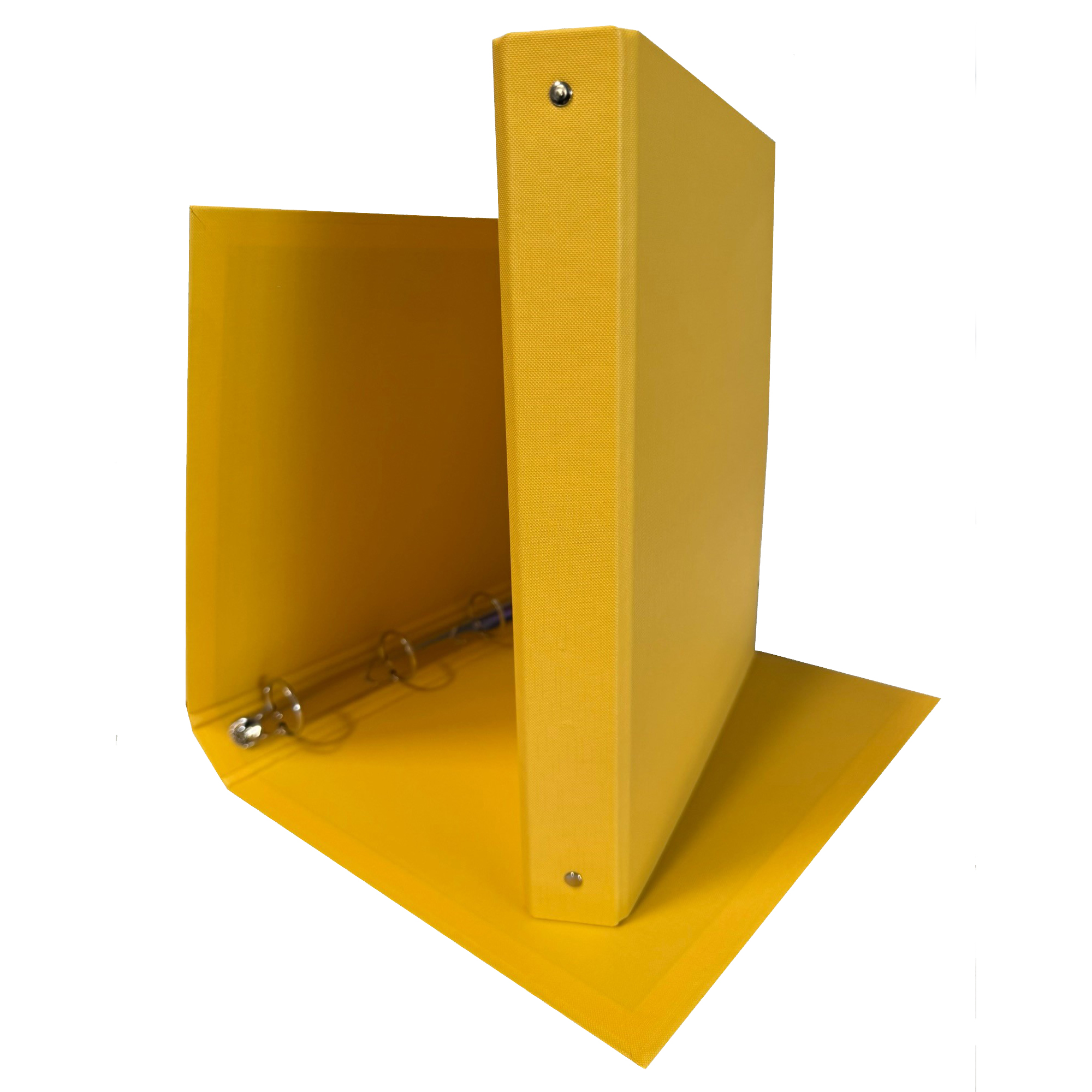 STL7029 Raccoglitore King - 22 x 30 cm - 4 anelli tondi 30 mm - dorso 4 cm - rivestimento in PP - giallo - Starline
