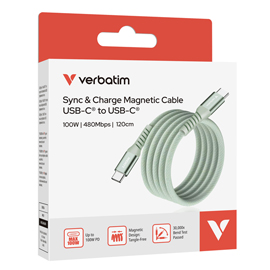 VERB31855 Verbatim - Cavo USB-C to USB-C 100W - Verde - 31855 - 120m