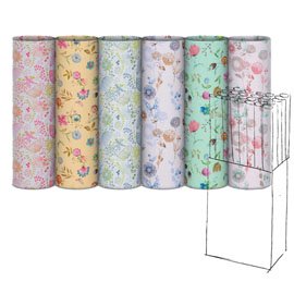 Rotolo carta regalo riciclata Fiori di campo - 70cmx200m - fantasie assortite - Rex Sadoch