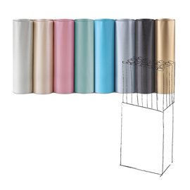 100022 Rotolo carta regalo perlage - 70cmx200m - colori assortiti - Rex Sadoch