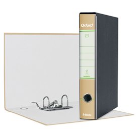100127 Registratore Oxford Green G84 - dorso 5 cm - protocollo 23 x 33 cm - avana - Esselte