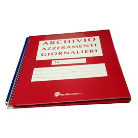 100338 Cartella per azzeramenti giornalieri - per rotoli da 57 mm - Sabacart