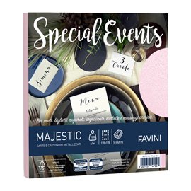 100441 Busta Special Events - 170 x 170 mm - 120 gr - rosa - Favini - conf. 10 buste