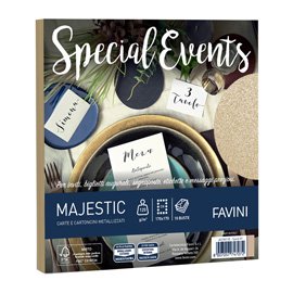 100446 Busta Special Events - 170 x 170 mm - 120 gr - sabbia - Favini - conf. 10 buste