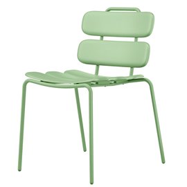 100627 Seduta collettività Lemon - senza braccioli - polipropilene - verde - Unisit