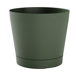 100663 Vaso Orione - 26 L - diametro 38 cm - verde foresta - TeraPlast