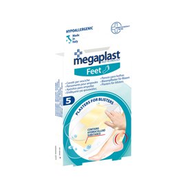 Cerotto idrocolloidale per vesciche Megaplast - PU traspirante - PVS - conf. 5 pezzi