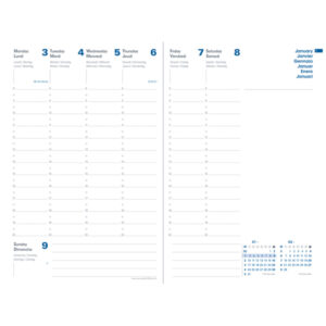 Agenda settimanale Ministro Equology 2026 - 16 x 24 cm - rosso - Quo Vadis