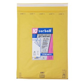 101989 Busta imbottita Sacboll - K (37 x 55 cm) - carta - avana - Blasetti - conf. 10 pezzi