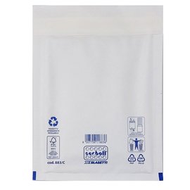 101992 Busta imbottita Sacboll - C (17 x 27 cm) - carta - bianco - Blasetti - conf. 10 pezzi