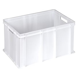 102657 Cassa alimentare Europa - 60 x 40 x 32 cm - 64 L - HDPE - neutro - Mobil Plastic