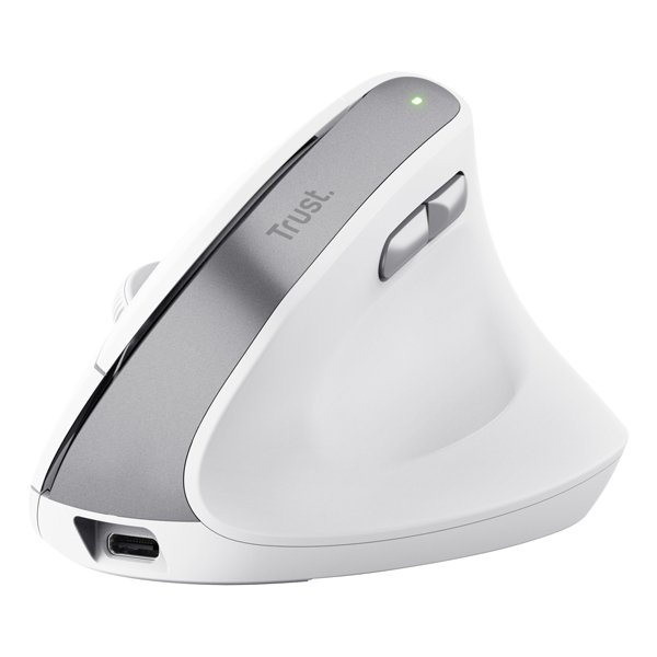 102849 Mouse Ergonomico Bayo II wireless - bianco - Trust