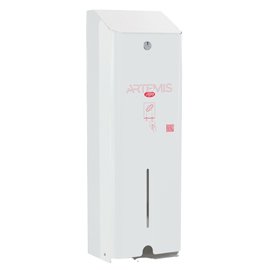Dispenser assorbenti Artemis - 1 colonna - metallo verniciato - bianco - Mar Plast