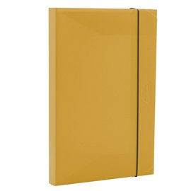 Cartellina 3 lembi HOLOS - PP - 25 x 35cm - giallo sabbia - Fellowes