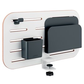 Pannello forato piccolo - per scrivanie compatte Sit-Stand - con portapenne