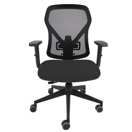 Seduta operativa Fiamma FLA - braccioli regolabili - nero - Unisit