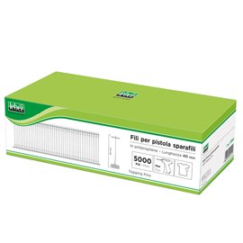 25878 Fili per sparafili Lebez 5260 - 4 cm - trasparente - Lebez - conf. 5000 pezzi