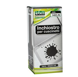 26370 Inchiostro per cuscinetti - 30 ml - senza olio - nero - Lebez