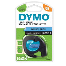 27940 Nastro Letratag 912050 - 12 mm x 4 mt - plastica - blu - Dymo