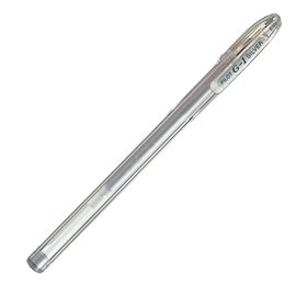 29378 Penna a sfera gel G 1 - punta 0.7 mm - silver - Pilot