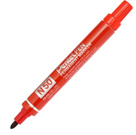29883 Marcatore permanente N50 - punta tonda - rosso - Pentel