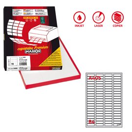 Etichette adesive A/405 - in carta - permanenti - 46 x 11