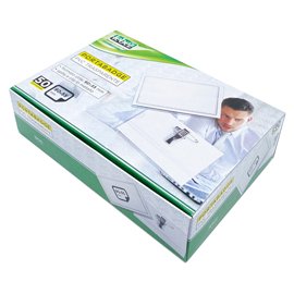 37209 Portabadge con clip e spilla - 9 x 5