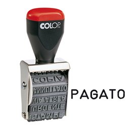 38134 Timbro 04000/W Polinomio - 12 diciture 4 mm - Colop