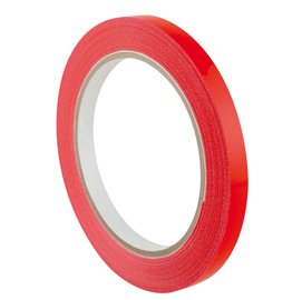 39429 Nastro adesivo 350 - 9 mm - PVC - rosso - Eurocel - rotolo da 66 m