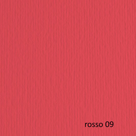 40203 Cartoncino Elle Erre - 70 x 100 cm - 220 gr - rosso 109 - Fabriano - blister 10 fogli