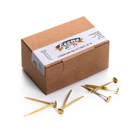 44683 Fermacampioni ottonati - n. 10 - 5 cm - Leone - conf. 100 pezzi